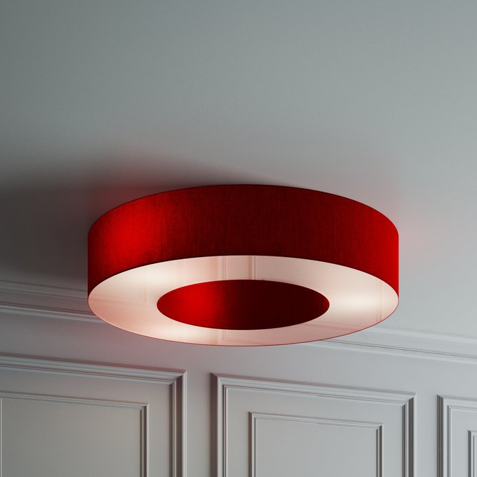 Bon-A 72/3 потолочный LED светильник Красный (встроенные диодные платы)